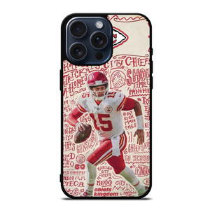 KANSAS CITY CHIEFS 15 PATRICK MAHOMES iPhone 15 Pro Max Case Cover