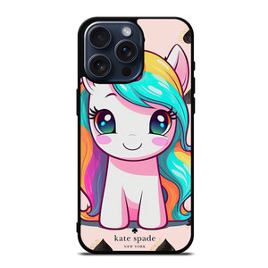 KATE SPADE NEW YORK LOGO PRETTY UNICORN iPhone 15 Pro Max Case Cover