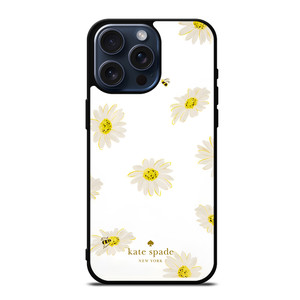 KATE SPADE NEW YORK LOGO SUN FLOWERS ICON iPhone 15 Pro Max Case Cover