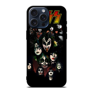 KISS ROCK AND ROLL BAND iPhone 15 Pro Max Case Cover