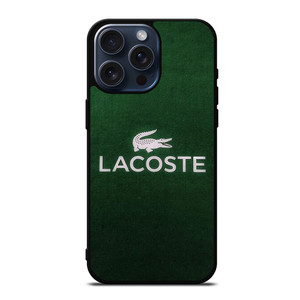 LACOSTE FASHION LOGO GREEN ICON iPhone 15 Pro Max Case Cover