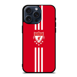 LIVERPOOL FC FOOTBALL CLUB LOGO ADIDAS iPhone 15 Pro Max Case Cover
