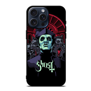 LOGO GHOST ROCK BAND ICON iPhone 15 Pro Max Case Cover LOGO GHOST ROCK BAND ICON iPhone 15 Pro Max Case Cover