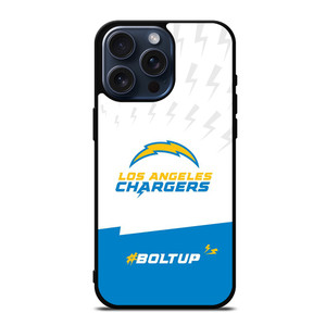 LOS ANGELES CHARGERS FOOTBALL LOGO BOLT UP iPhone 15 Pro Max Case Cover