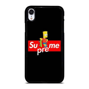 SUPREME BART SIMPSONS SKATEABOARD iPhone XR Case Cover