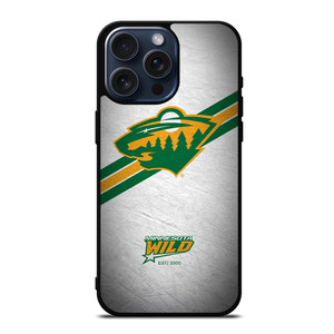 MINNESOTA WILD LOGO NHL HOCKEY TEAM ICON iPhone 15 Pro Max Case Cover