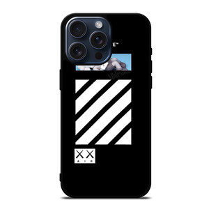 OFF WHITE KAWS AIR iPhone 15 Pro Max Case Cover