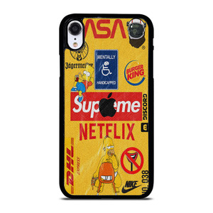 SUPREME NETFLIX COLLAGE iPhone XR Case Cover