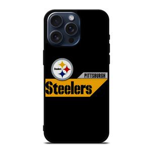 PITTSBURGH STEELERS FOOTBALL LOGO TEAM ICON iPhone 15 Pro Max Case Cover