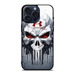 PUNISHER MARVEL UNDER ARMOUR LOGO iPhone 15 Pro Max Case Cover