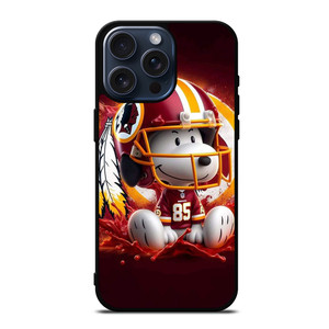 SNOOPY CHICAGO BLACKHAWKS FOOTBALL iPhone 15 Pro Max Case Cover