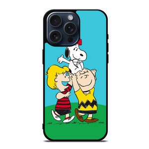 SNOOPY THE PEANUTS AND GANK iPhone 15 Pro Max Case Cover