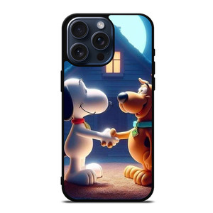 SNOOPY THE PEANUTS AND SCOOBY DOO iPhone 15 Pro Max Case Cover