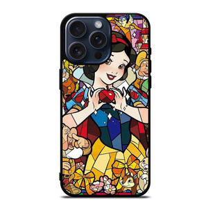 SNOW WHITE DISNEY PRINCESS MOZAIC ART iPhone 15 Pro Max Case Cover