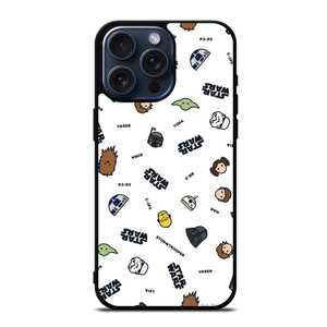 STAR WARS CUTE CARTOON COLLAGE iPhone 15 Pro Max Case Cover
