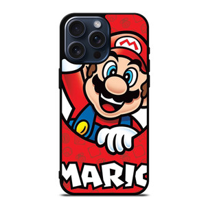 SUPER MARIO BROSS NINTENDO GAME ICON iPhone 15 Pro Max Case Cover