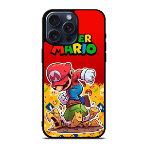 SUPER MARIO BROSS NINTENDO GAME iPhone 15 Pro Max Case Cover