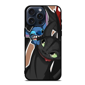 TOOTHLESS AND STITCH PLAY iPhone 15 Pro Max Case Cover