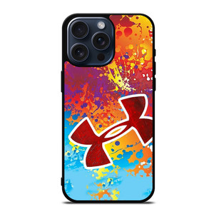 UNDER ARMOUR LOGO COLORFUL PAINT iPhone 15 Pro Max Case Cover