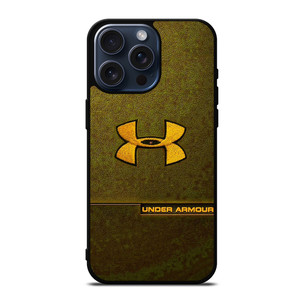 UNDER ARMOUR LOGO EMBROIDERY YELLOW iPhone 15 Pro Max Case Cover