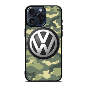 VOLKSWAGEN VW LOGO CAMO ICON iPhone 15 Pro Max Case Cover