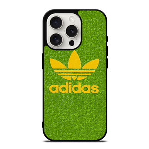 ADIDAS LOGO YELLOW GREEN iPhone 15 Pro Case Cover ADIDAS LOGO YELLOW GREEN iPhone 15 Pro Case Cover