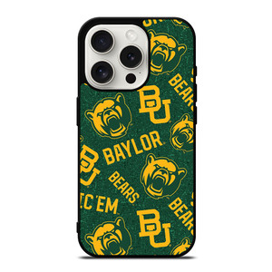 BAYLOR BEARS LOGO BASKETBALL UNIVERSITY TEAM iPhone 15 Pro Case Cover