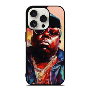 BIGGIE SMALL NOTORIOUS BIG RAPPER ART iPhone 15 Pro Case Cover