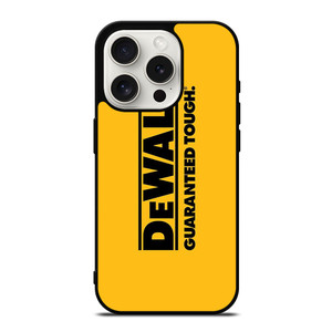 DEWALT TOOL LOGO GUARANTEED TOUGH iPhone 15 Pro Case Cover