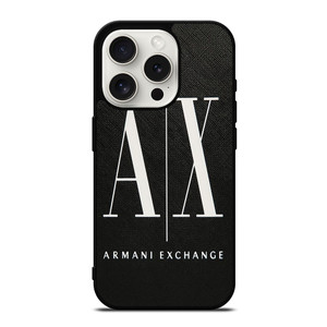 GIROGIO ARMANI LOGO EXCHANGE AX iPhone 15 Pro Case Cover