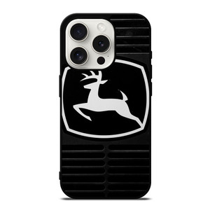 JOHN DEERE TRACTOR LOGO BLACK iPhone 15 Pro Case Cover