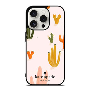 KATE SPADE NEW YORK LOGO CACTUS iPhone 15 Pro Case Cover KATE SPADE NEW YORK LOGO CACTUS iPhone 15 Pro Case Cover