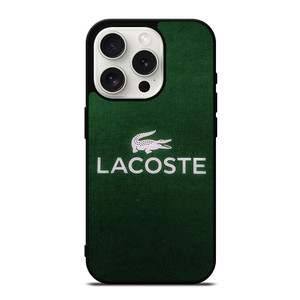 LACOSTE FASHION LOGO GREEN ICON iPhone 15 Pro Case Cover