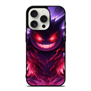 POKEMON GENGAR POCKET MONSTERS ART iPhone 15 Pro Case Cover