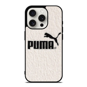 PUMA LOGO BLACK WHITE ICON iPhone 15 Pro Case Cover PUMA LOGO BLACK WHITE ICON iPhone 15 Pro Case Cover