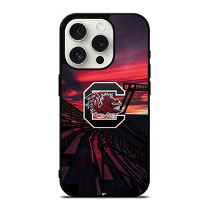 SOUTH CAROLINA GAMECOCKS FOOTBALL UNIVERSITY LOGO iPhone 15 Pro Case Cover