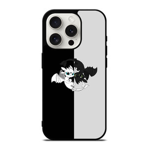 TOOTHLESS AND LIGHT FURY YIN YANG iPhone 15 Pro Case Cover