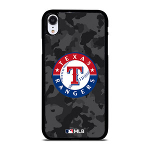TEXAS RANGERS BASEBALL BLACK CAMO iPhone XR Case Cover TEXAS RANGERS BASEBALL BLACK CAMO iPhone XR Case Cover