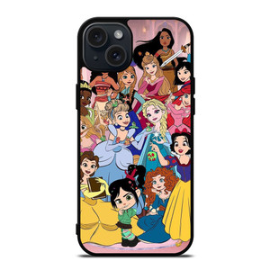 CARTOON DISNEY PRINCESS X VENELLOPE iPhone 15 Plus Case Cover CARTOON DISNEY PRINCESS X VENELLOPE iPhone 15 Plus Case Cover