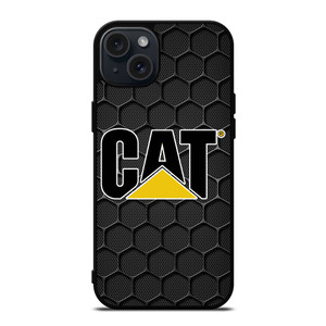 CATERPILLAR CAT TRACTOR LOGO HEXA METAL iPhone 15 Plus Case Cover