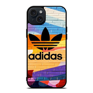 COLORFUL ICON ADIDAS LOGO iPhone 15 Plus Case Cover