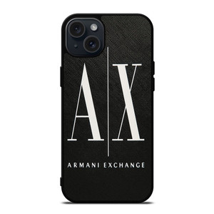 GIROGIO ARMANI LOGO EXCHANGE AX iPhone 15 Plus Case Cover