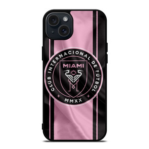 INTER MIAMI SOCCER FOOTBALL CLUB LOGO iPhone 15 Plus Case Cover
