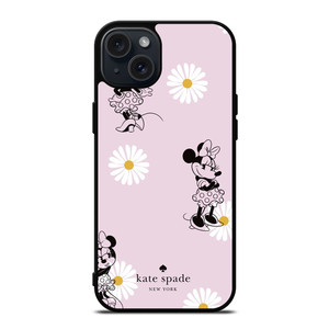 KATE SPADE NEW YORK LOGO X MINNIE MOUSE DISNEY iPhone 15 Plus Case Cover