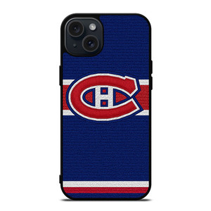 MONTREAL CANADIENS LOGO HOCKEY TEAM EMBORDERY iPhone 15 Plus Case Cover MONTREAL CANADIENS LOGO HOCKEY TEAM EMBORDERY iPhone 15 Plus Case Cover