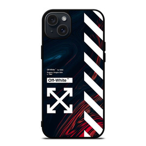 OFF WHITE LOGO MARBLE NIKE iPhone 15 Plus Case Cover