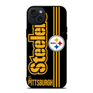 PITTSBURGH STEELERS FOOTBALL TEAM LOGO EST 1933 iPhone 15 Plus Case Cover