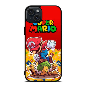 SUPER MARIO BROSS NINTENDO GAME iPhone 15 Plus Case Cover