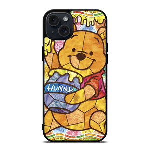 WINNIE THE POOH DISNEY MOZAIC ART iPhone 15 Plus Case Cover WINNIE THE POOH DISNEY MOZAIC ART iPhone 15 Plus Case Cover