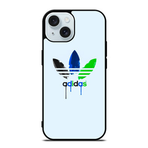 ADIDAS LOGO GREEN BLUE ICON iPhone 15 Case Cover